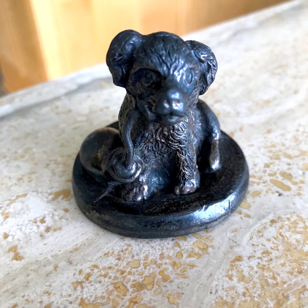 VINTAGE METAL PUPPY STATUTE